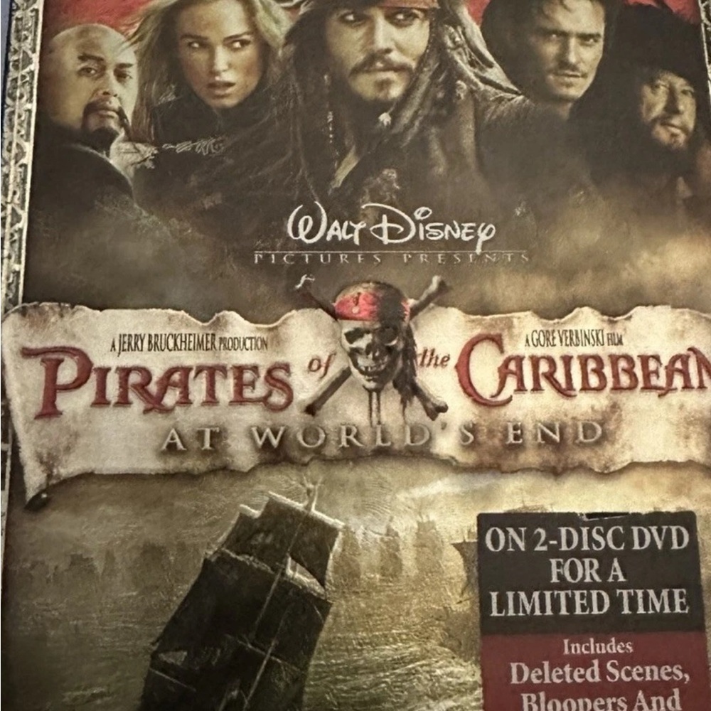 Pirates of the Caribbean: At World's End DVD